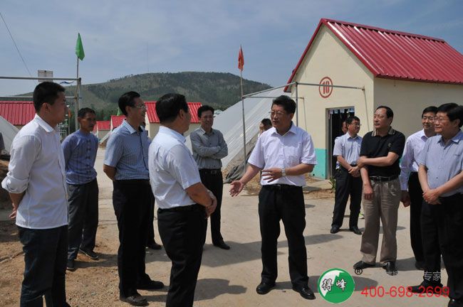 山东省办公厅领导莅临指导建设完成的沂南得峰蔬菜合作社(图2)
